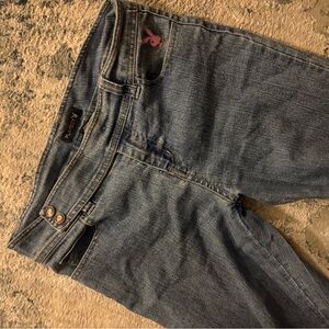 Y2K Playboy Women’s Light Blue Denim Jeans - Classic Straight Fit